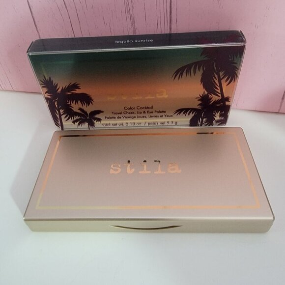 New Stila Color Cocktail Cheek, Lip & Eye Palette Cosmetic Makeup - Picture 8 of 11